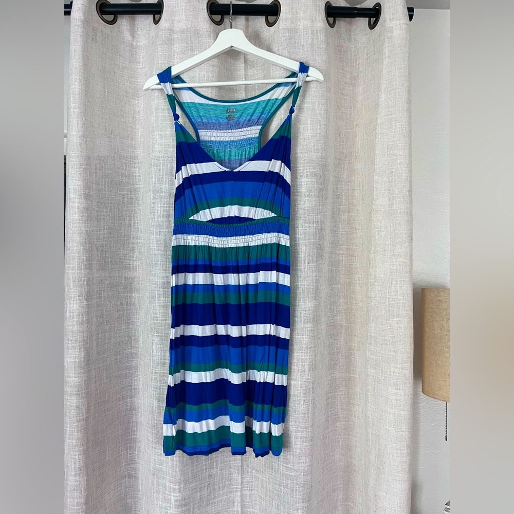 ANA striped coverup dress